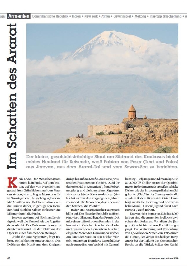 Armenien: Im Schatten des Ararat